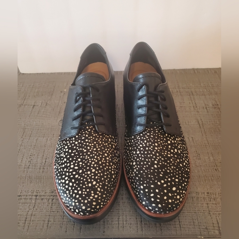Clarks Unstructured Darcey Lace Black Leather Size 9.5 - Picture 10 of 11